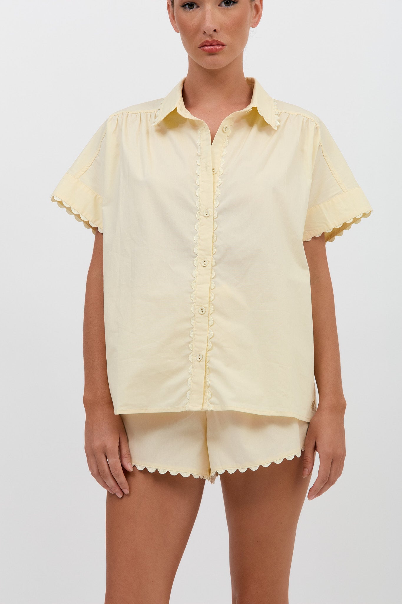 Tayla and Bella Ric Rac Set (Yellow)