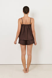 Iesha and Tayla Poplin Ric Rac Set (Chocolate)